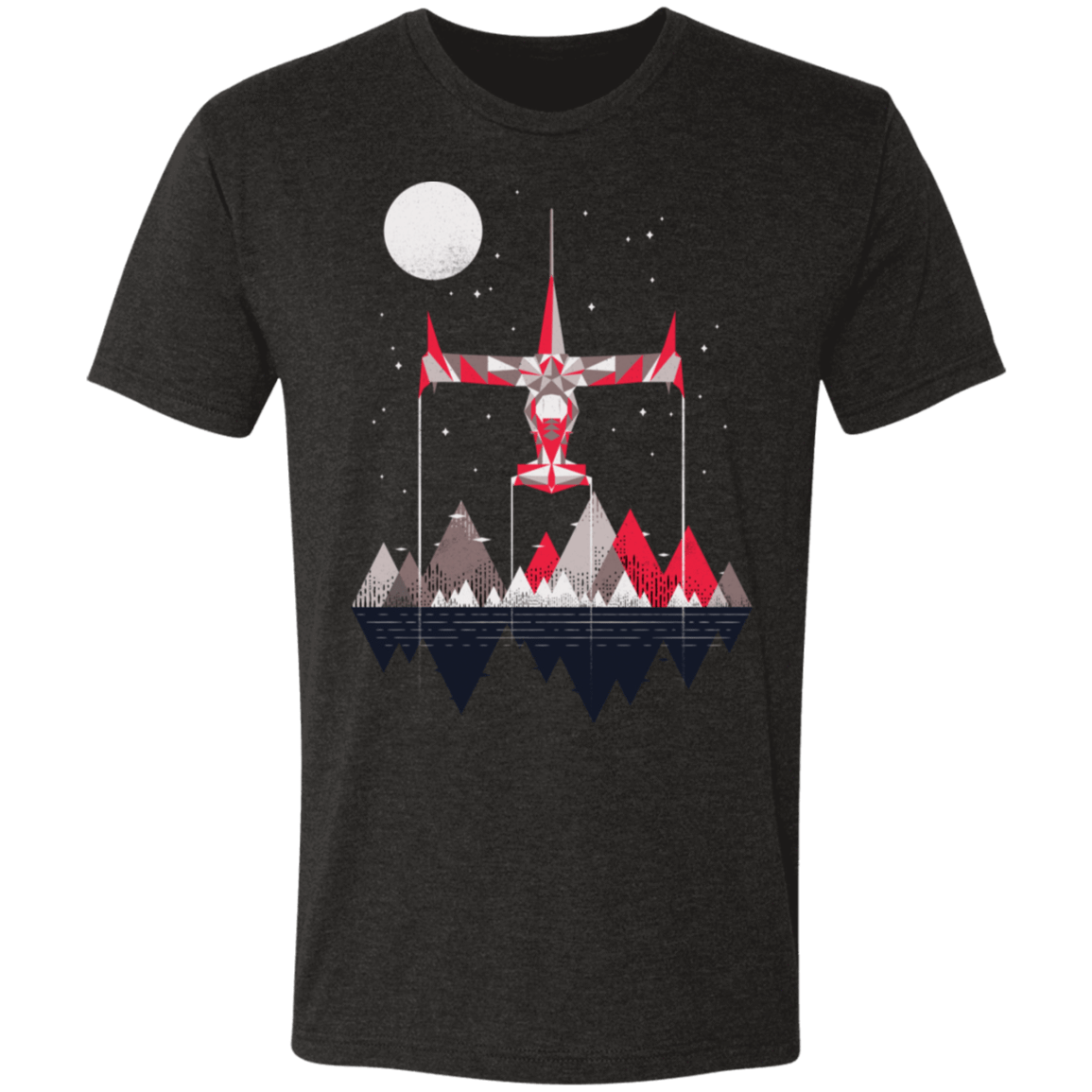 T-Shirts Vintage Black / S Bounty of Stars Cowboy Bebop Men's Triblend T-Shirt