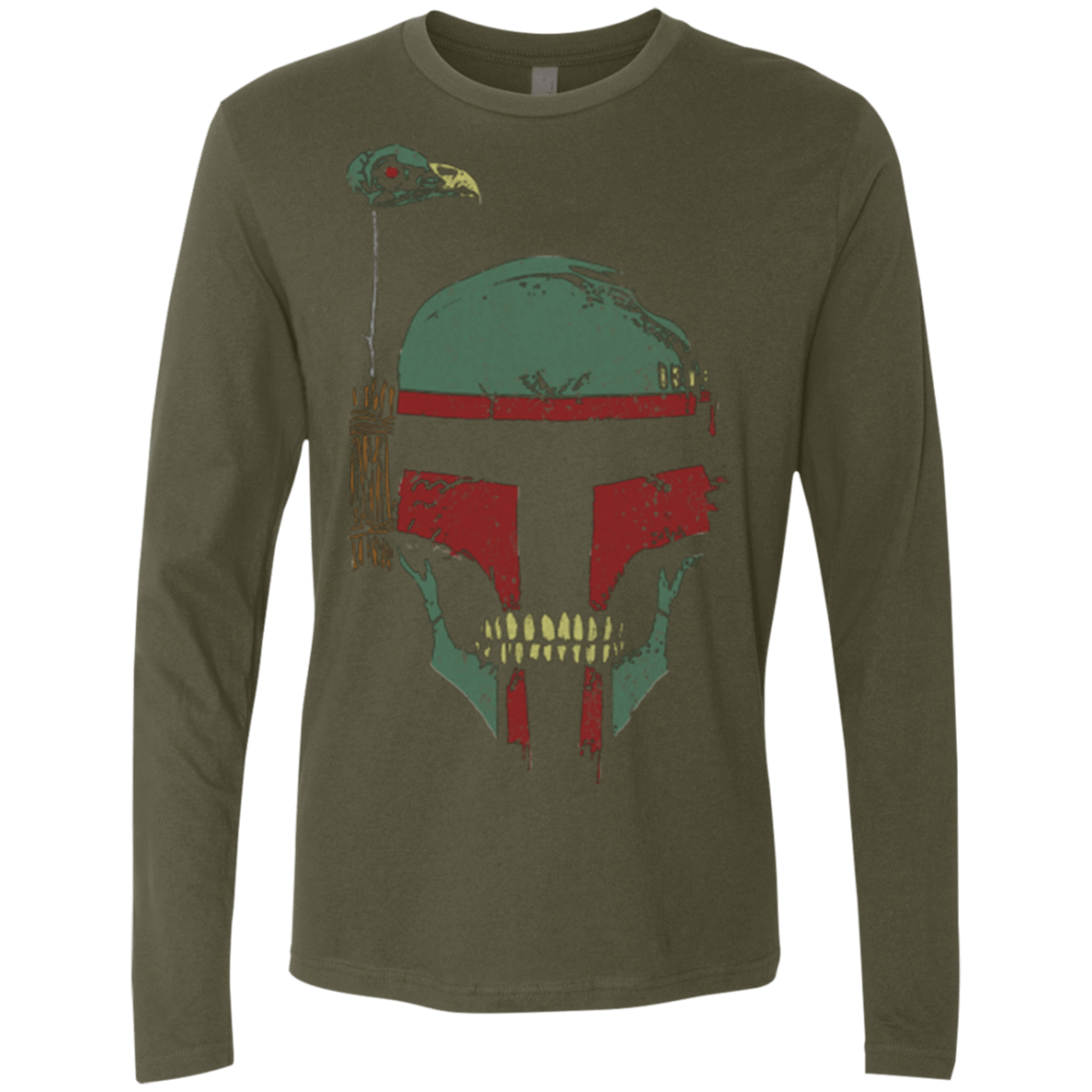 T-Shirts Military Green / Small Bounty Witch Men's Premium Long Sleeve