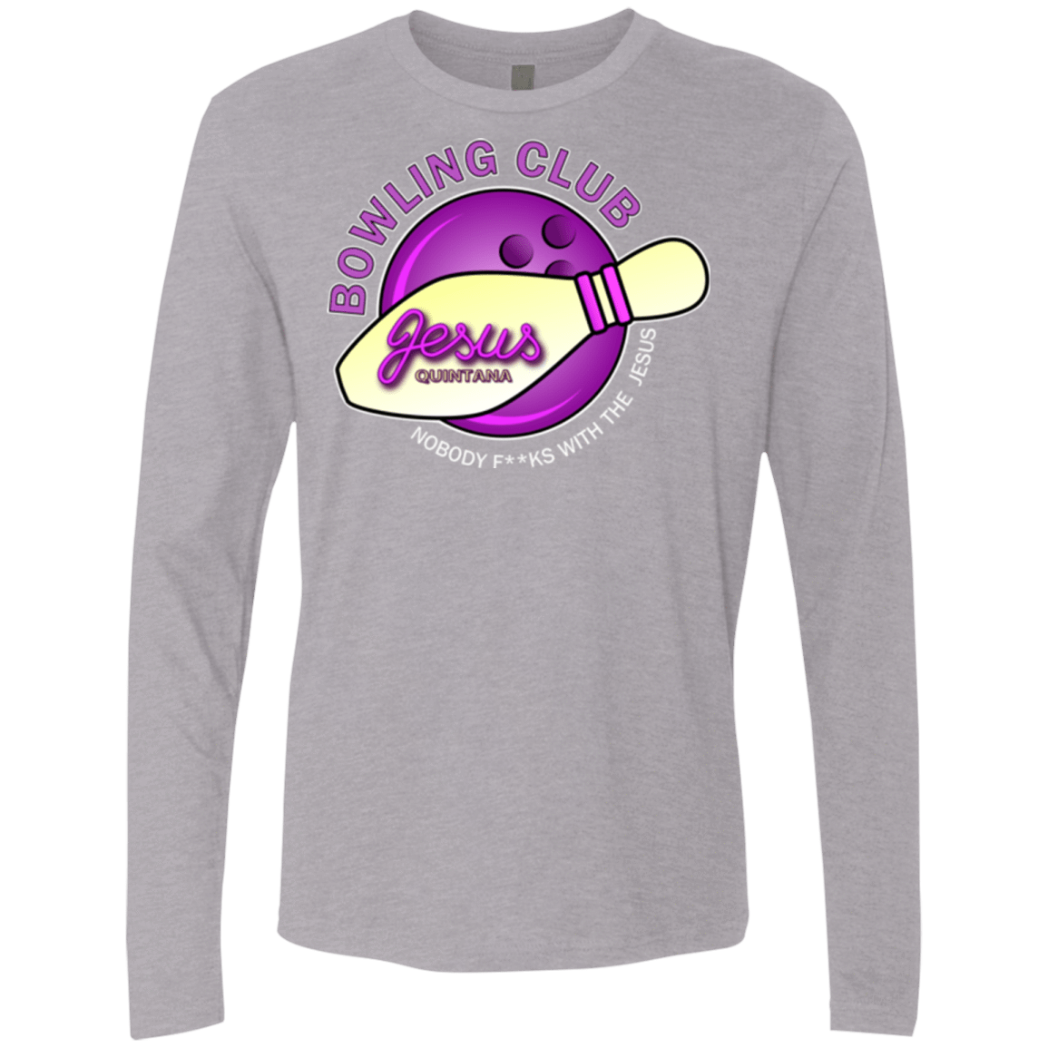 T-Shirts Heather Grey / Small Bowling club Men's Premium Long Sleeve
