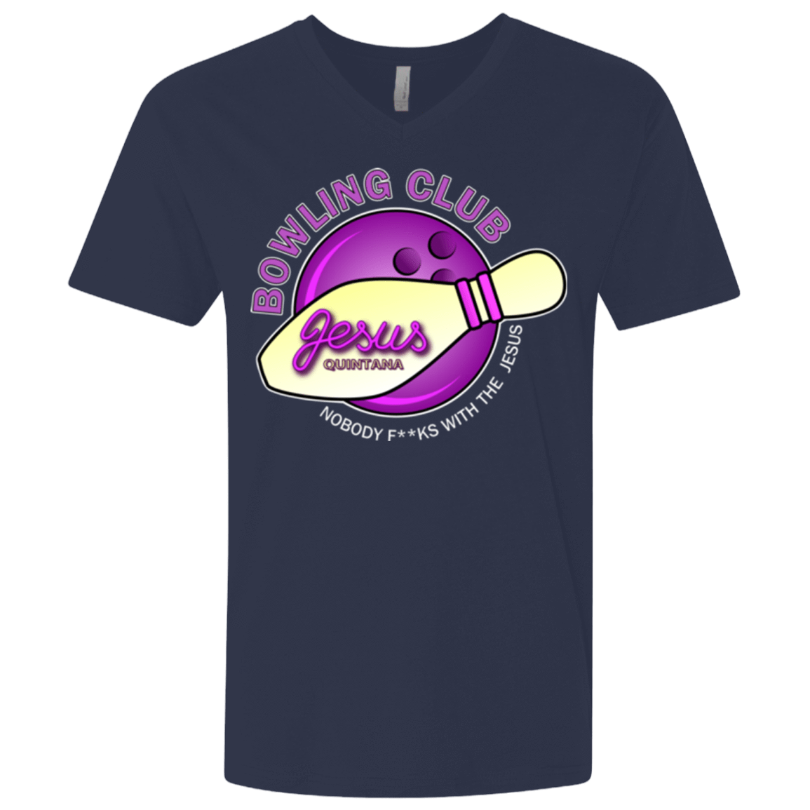 T-Shirts Midnight Navy / X-Small Bowling club Men's Premium V-Neck
