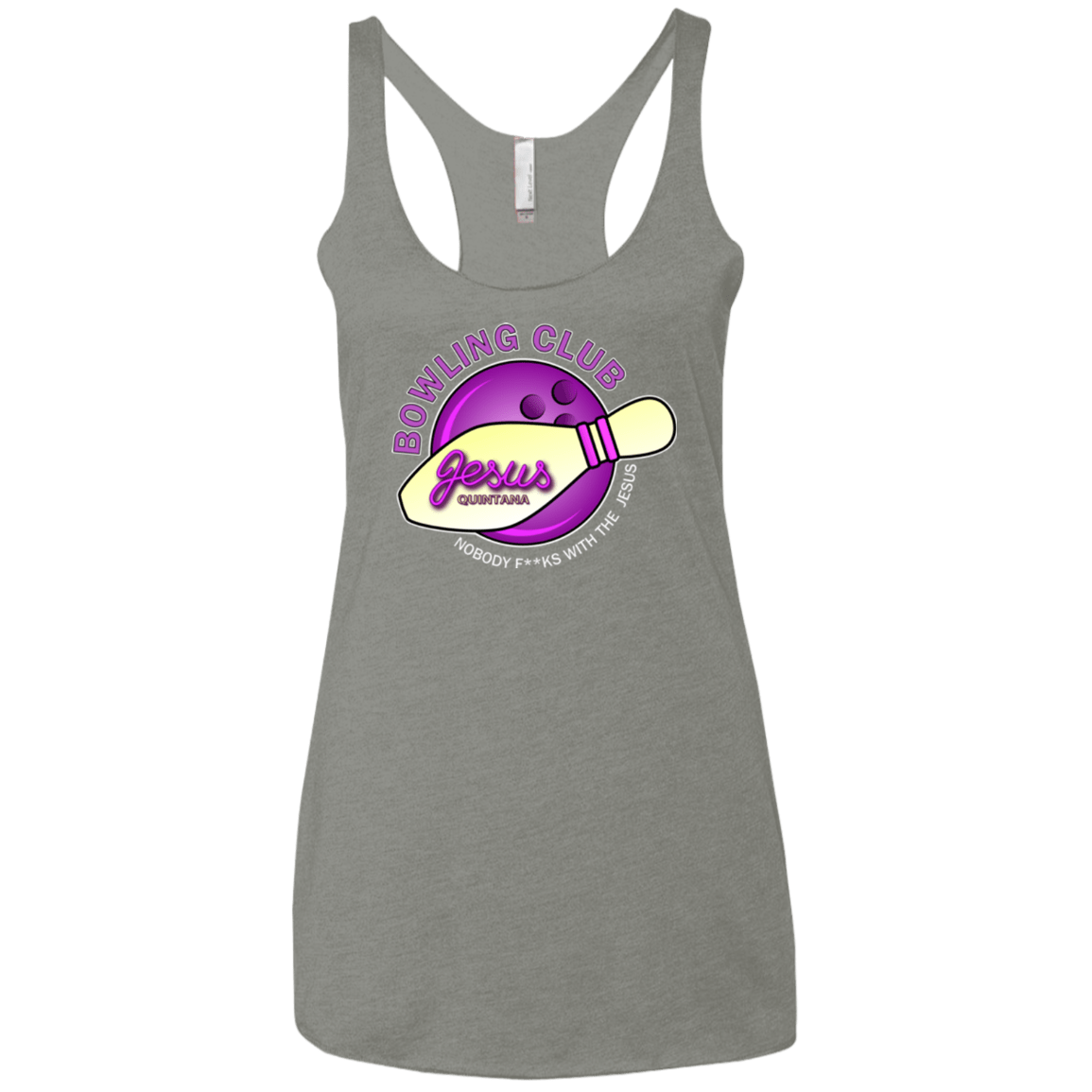 T-Shirts Venetian Grey / X-Small Bowling club Women's Triblend Racerback Tank