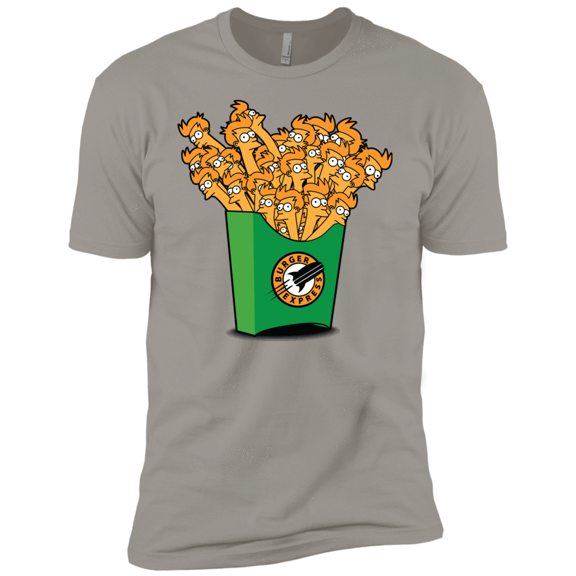 T-Shirts Light Grey / YXS Box of Fries Boys Premium T-Shirt