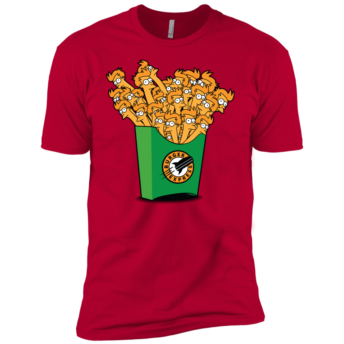 T-Shirts Red / YXS Box of Fries Boys Premium T-Shirt