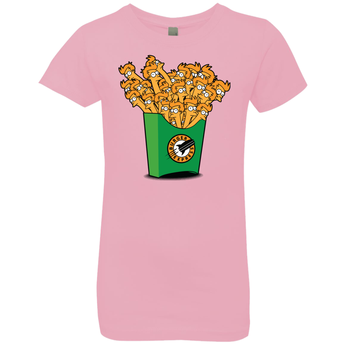 T-Shirts Light Pink / YXS Box of Fries Girls Premium T-Shirt