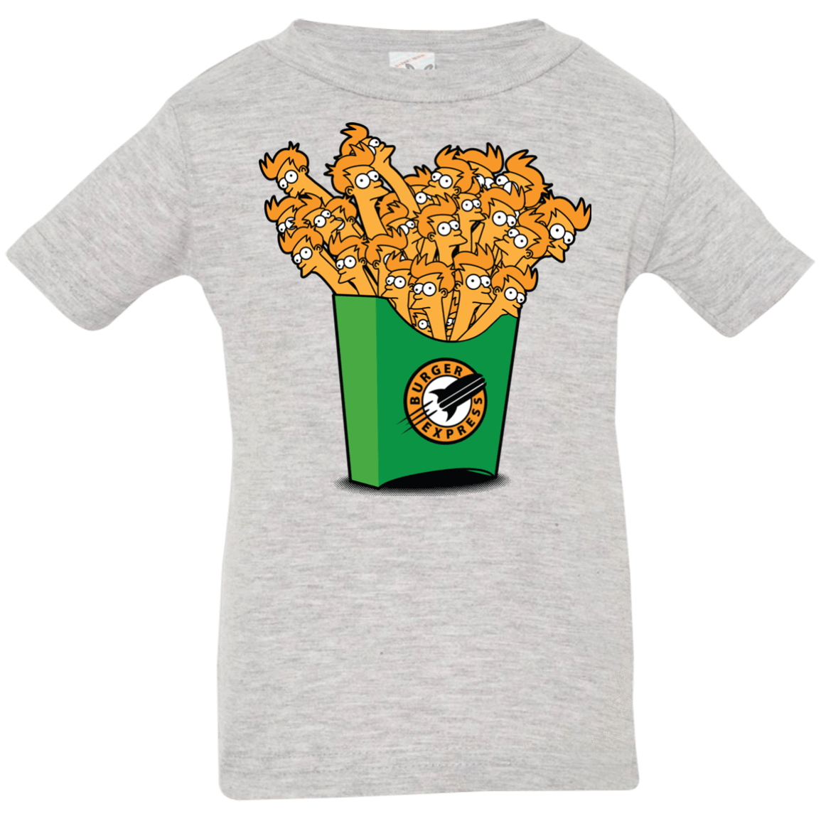 T-Shirts Heather / 6 Months Box of Fries Infant Premium T-Shirt