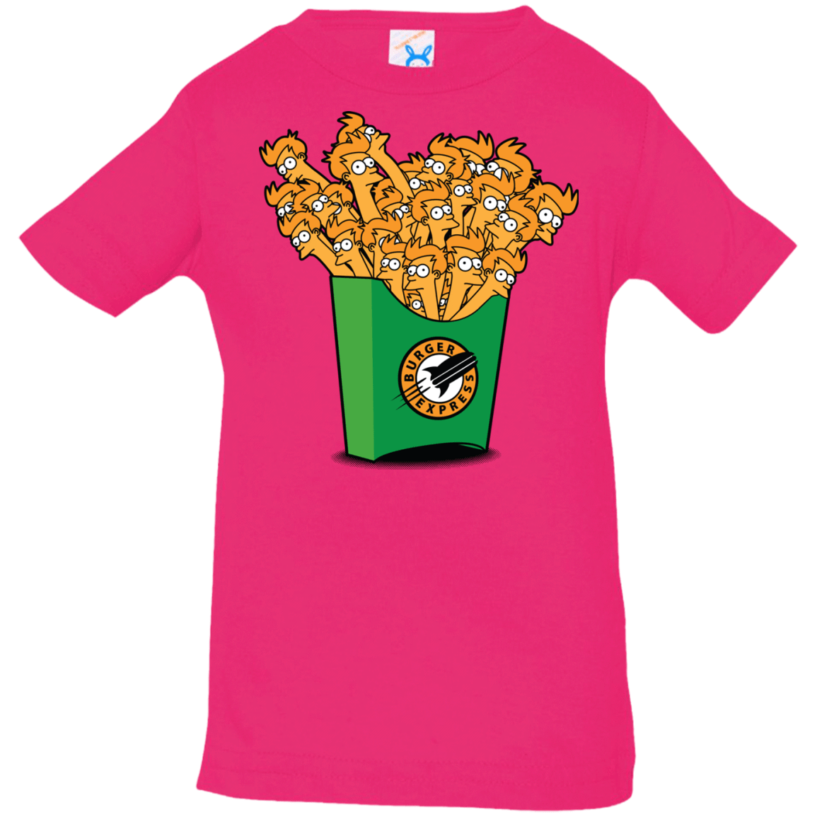 T-Shirts Hot Pink / 6 Months Box of Fries Infant Premium T-Shirt