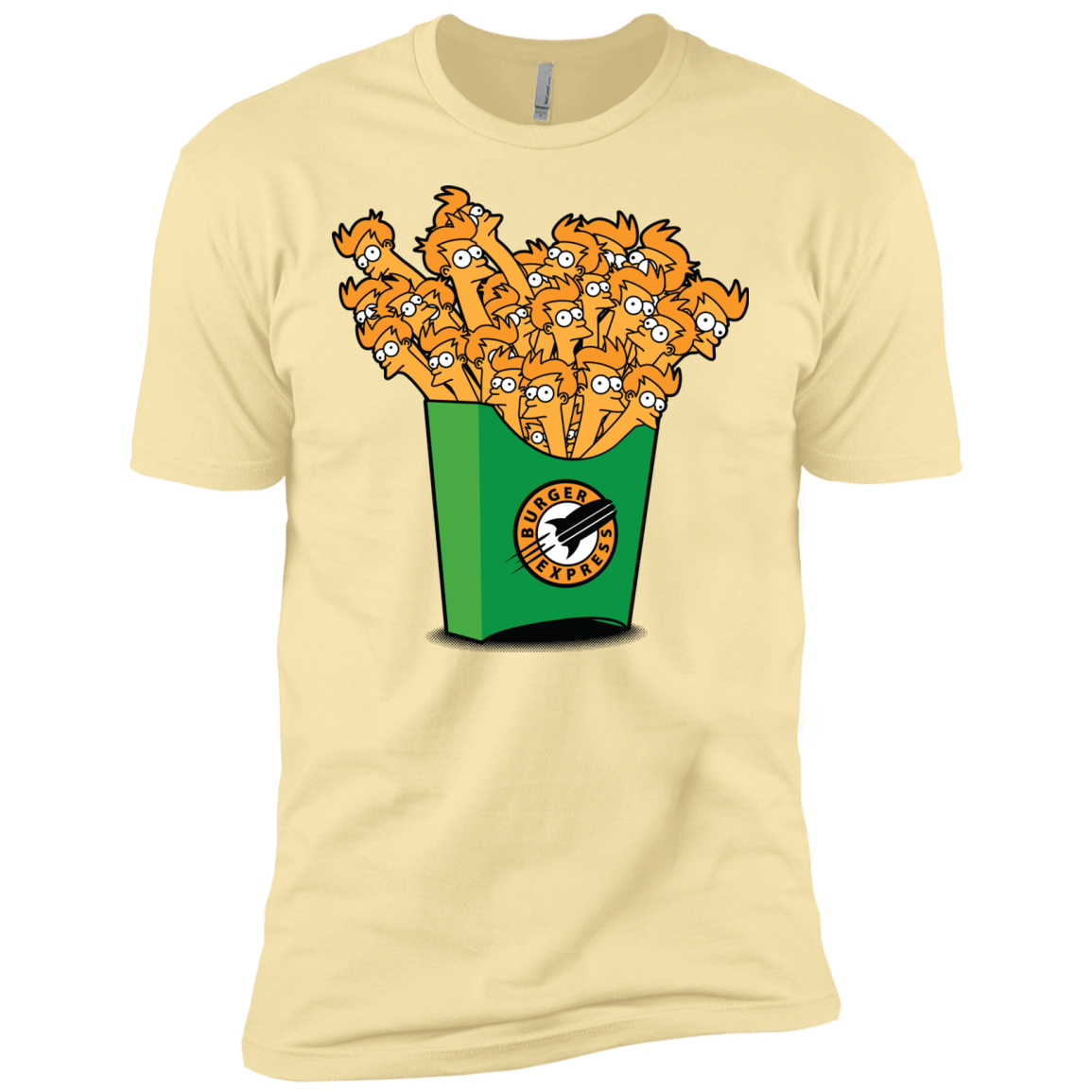 T-Shirts Banana Cream / X-Small Box of Fries Men's Premium T-Shirt