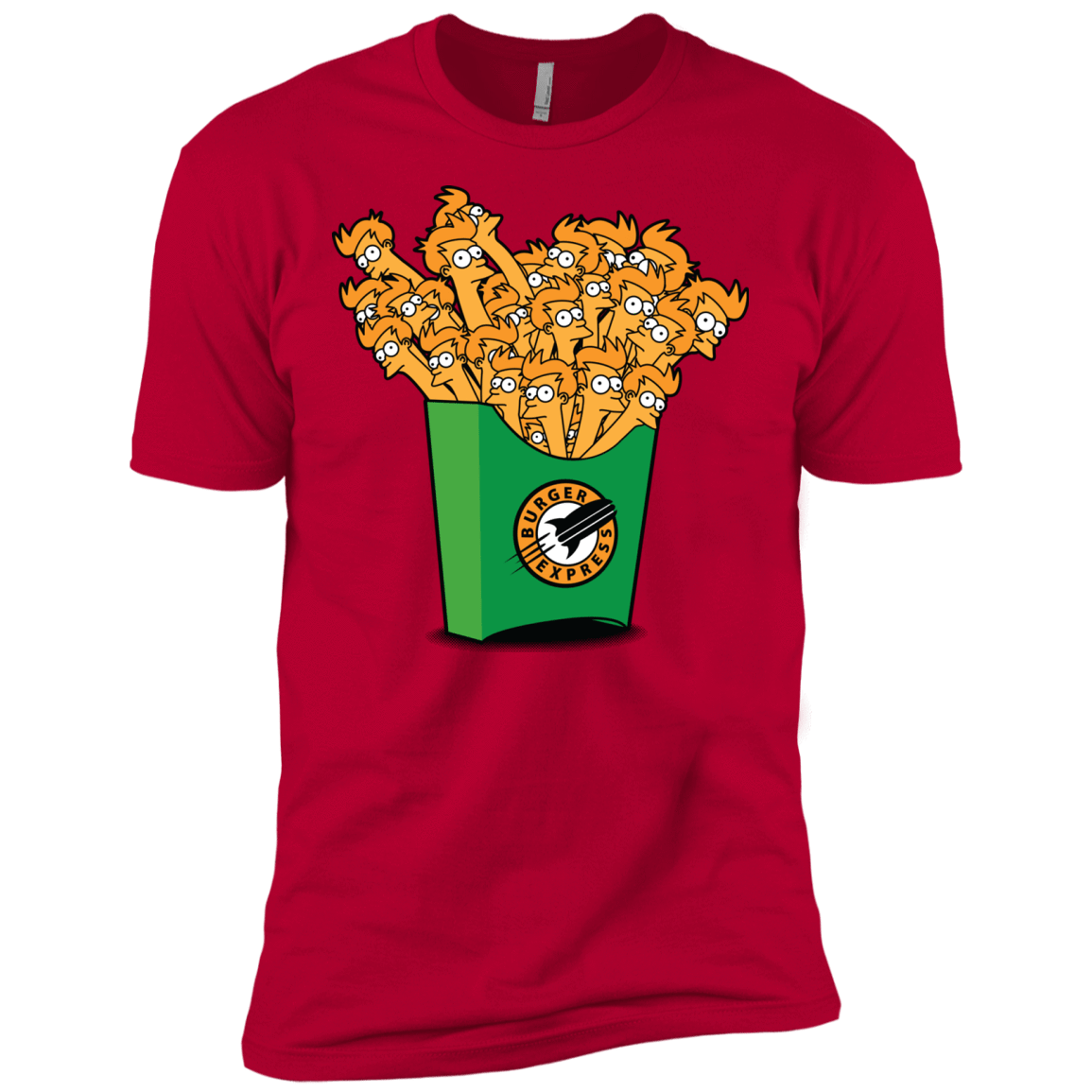 T-Shirts Red / X-Small Box of Fries Men's Premium T-Shirt