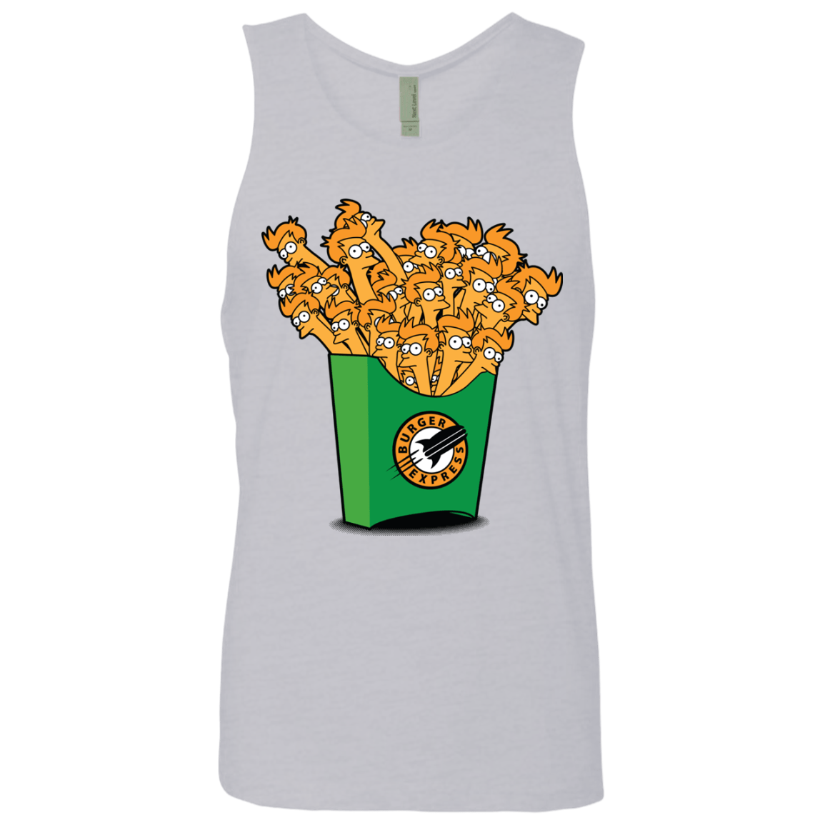 T-Shirts Heather Grey / Small Box of Fries Men's Premium Tank Top