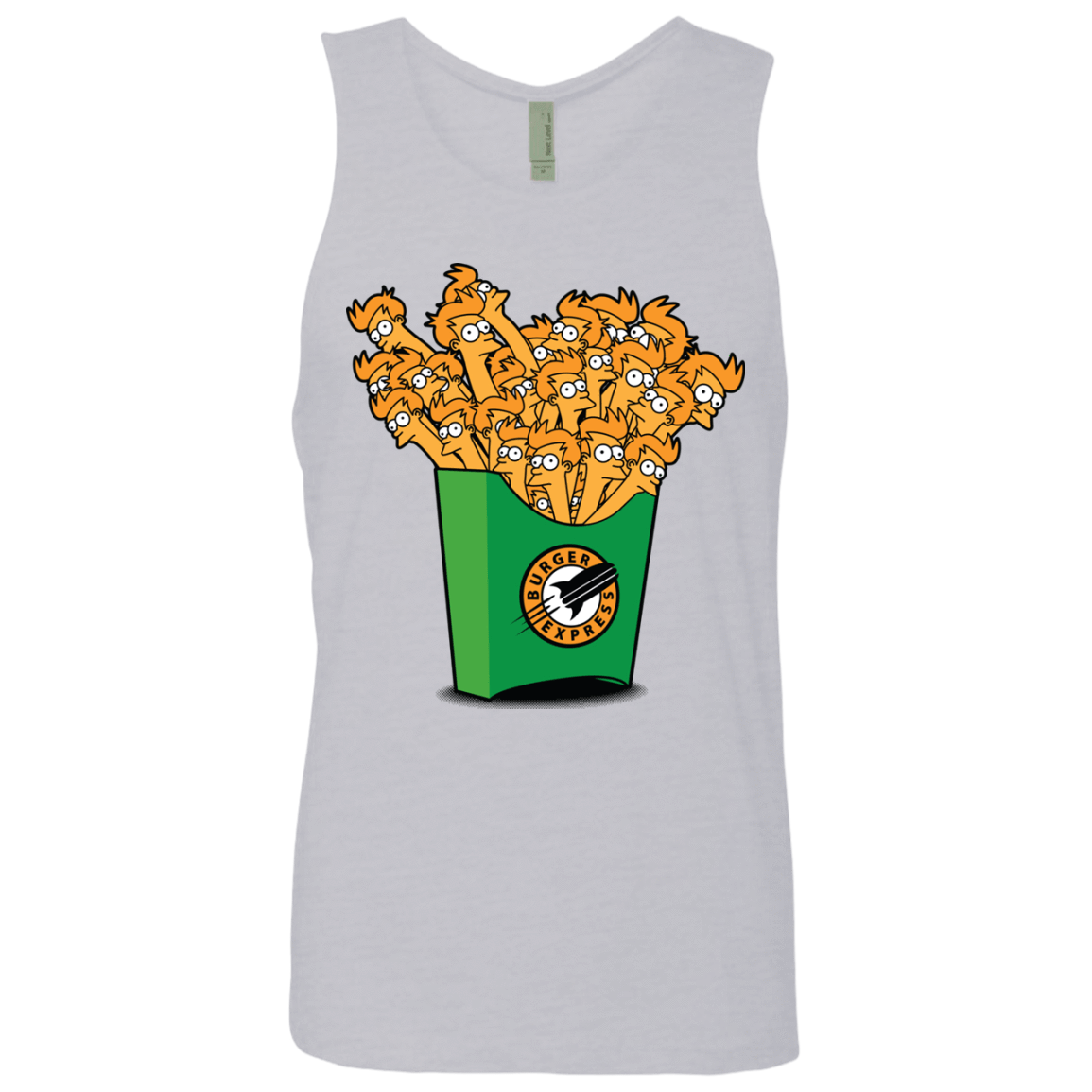 T-Shirts Heather Grey / Small Box of Fries Men's Premium Tank Top