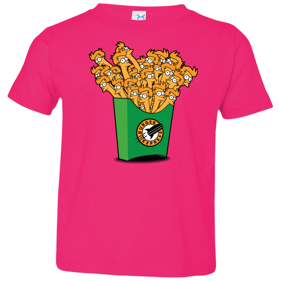 T-Shirts Hot Pink / 2T Box of Fries Toddler Premium T-Shirt