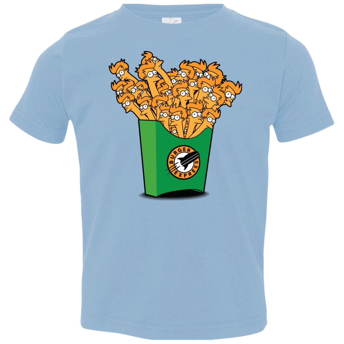 T-Shirts Light Blue / 2T Box of Fries Toddler Premium T-Shirt