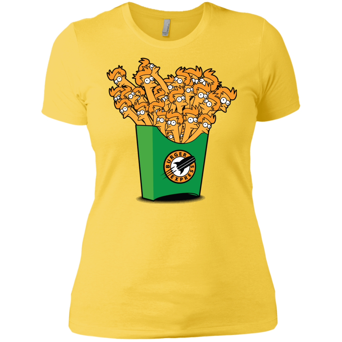 T-Shirts Vibrant Yellow / X-Small Box of Fries Women's Premium T-Shirt