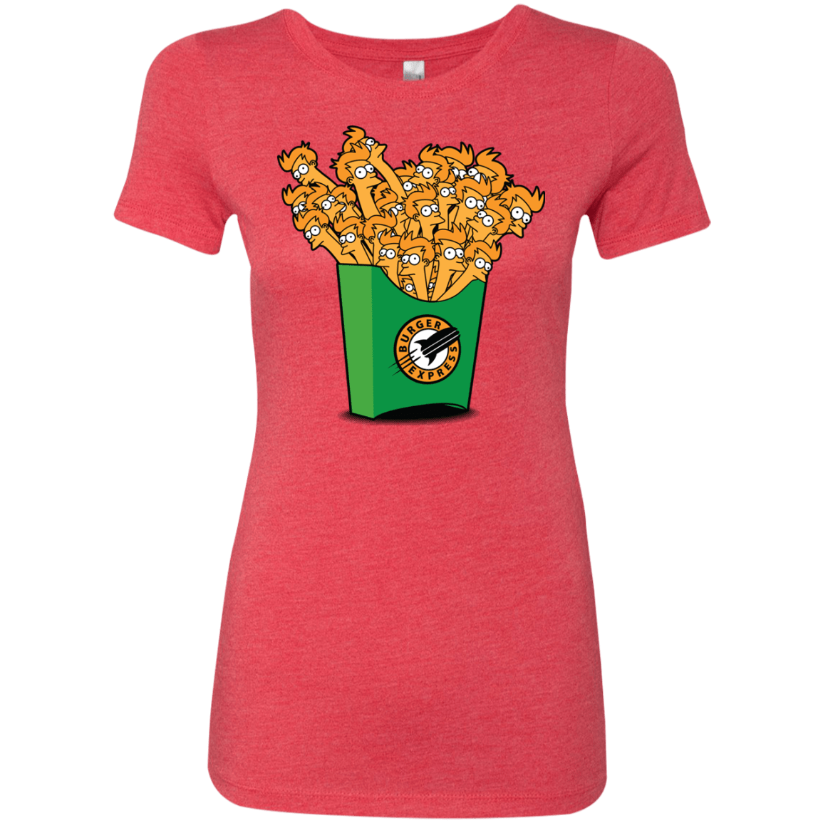 T-Shirts Vintage Red / Small Box of Fries Women's Triblend T-Shirt