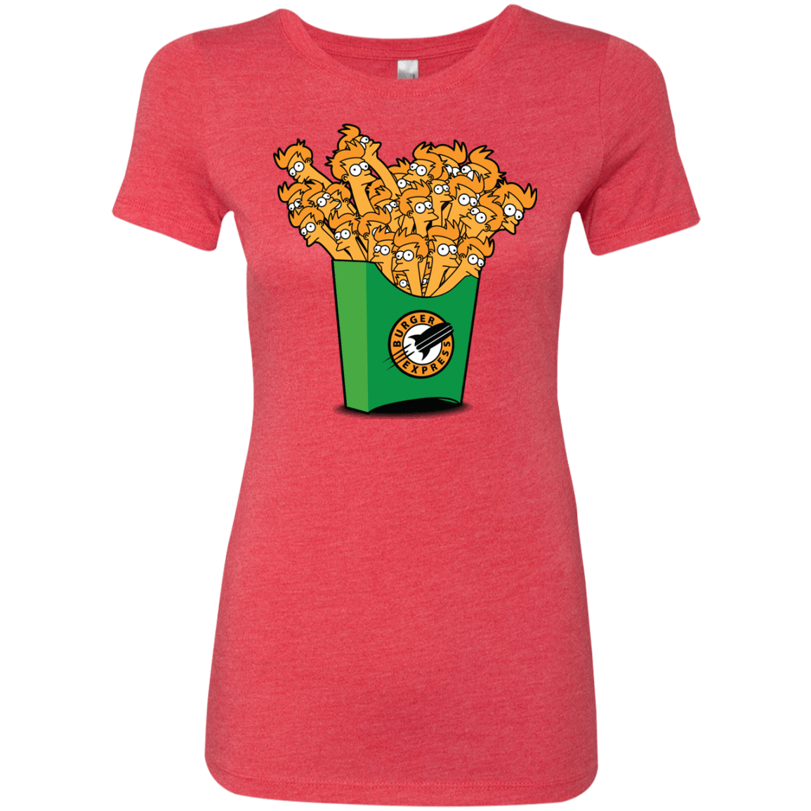 T-Shirts Vintage Red / Small Box of Fries Women's Triblend T-Shirt
