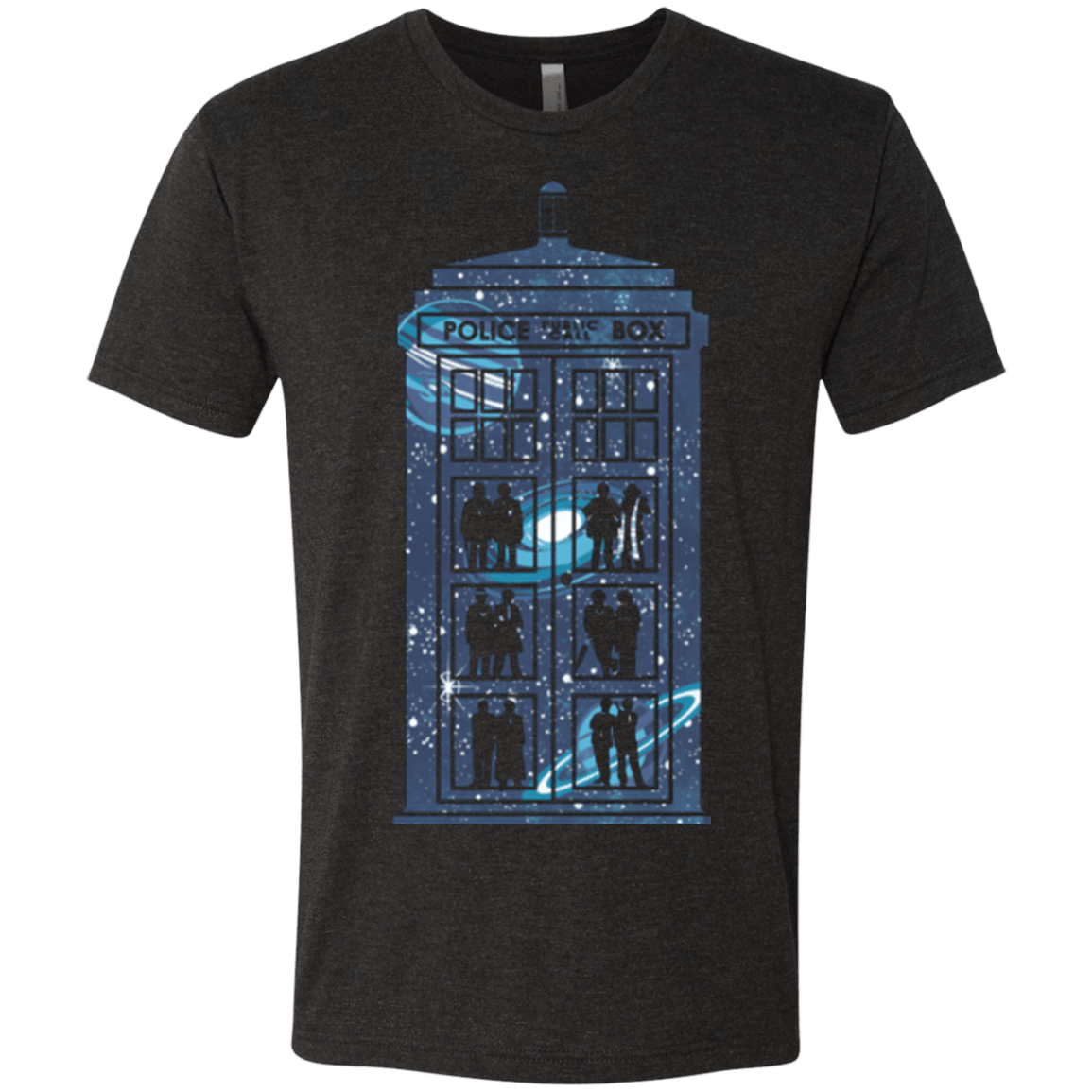 T-Shirts Vintage Black / Small Box of Time and Space Men's Triblend T-Shirt