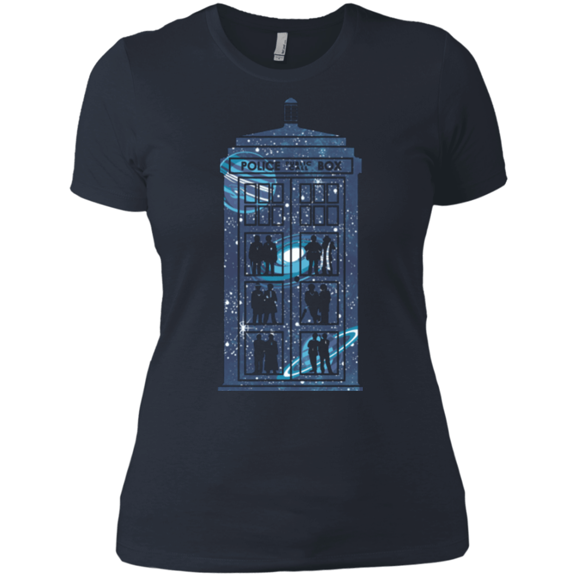T-Shirts Indigo / X-Small Box of Time and Space Women's Premium T-Shirt