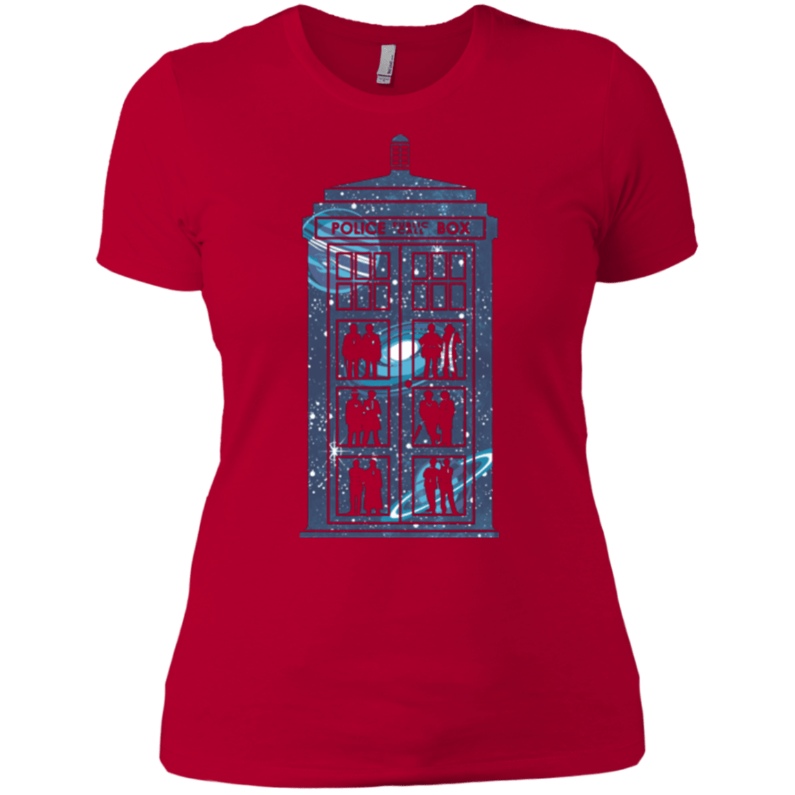 T-Shirts Red / X-Small Box of Time and Space Women's Premium T-Shirt