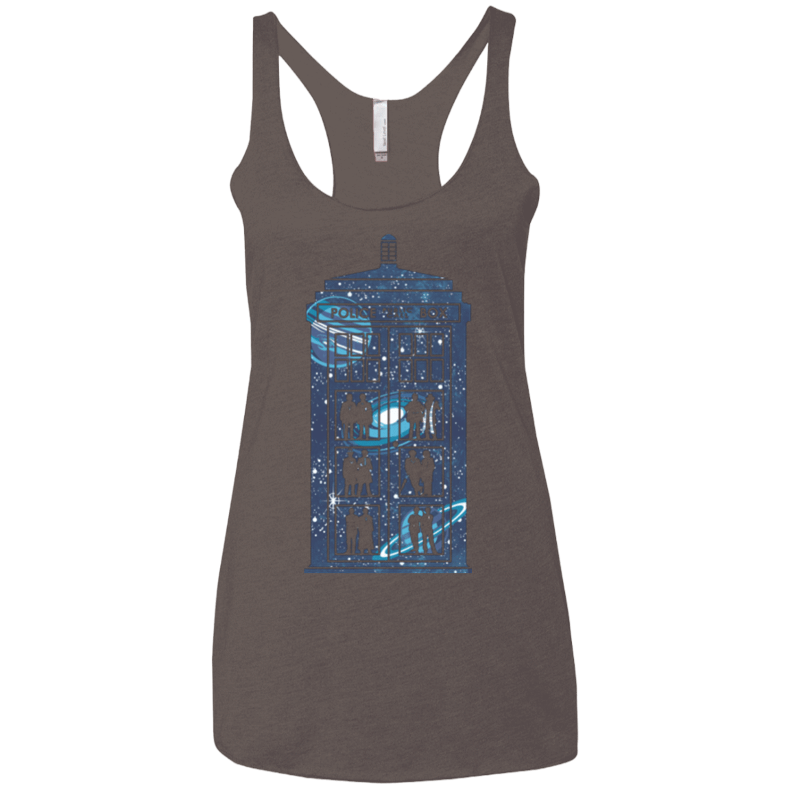 T-Shirts Macchiato / X-Small Box of Time and Space Women's Triblend Racerback Tank