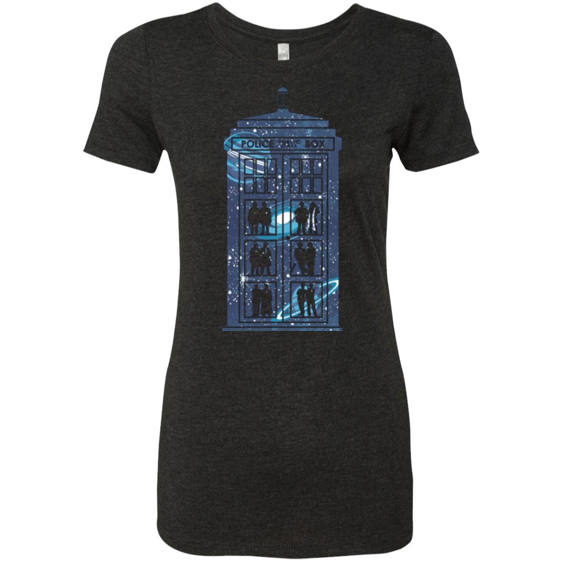 T-Shirts Vintage Black / Small Box of Time and Space Women's Triblend T-Shirt