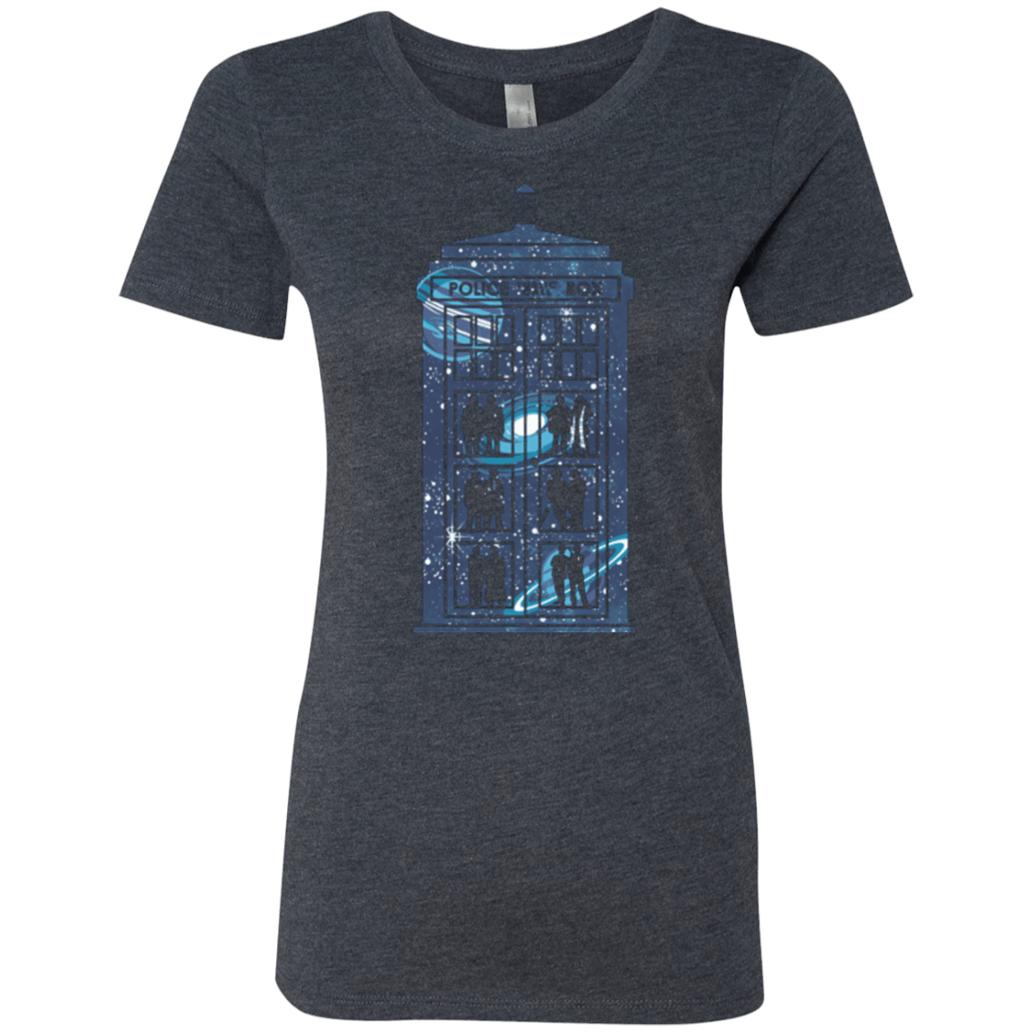 T-Shirts Vintage Navy / Small Box of Time and Space Women's Triblend T-Shirt