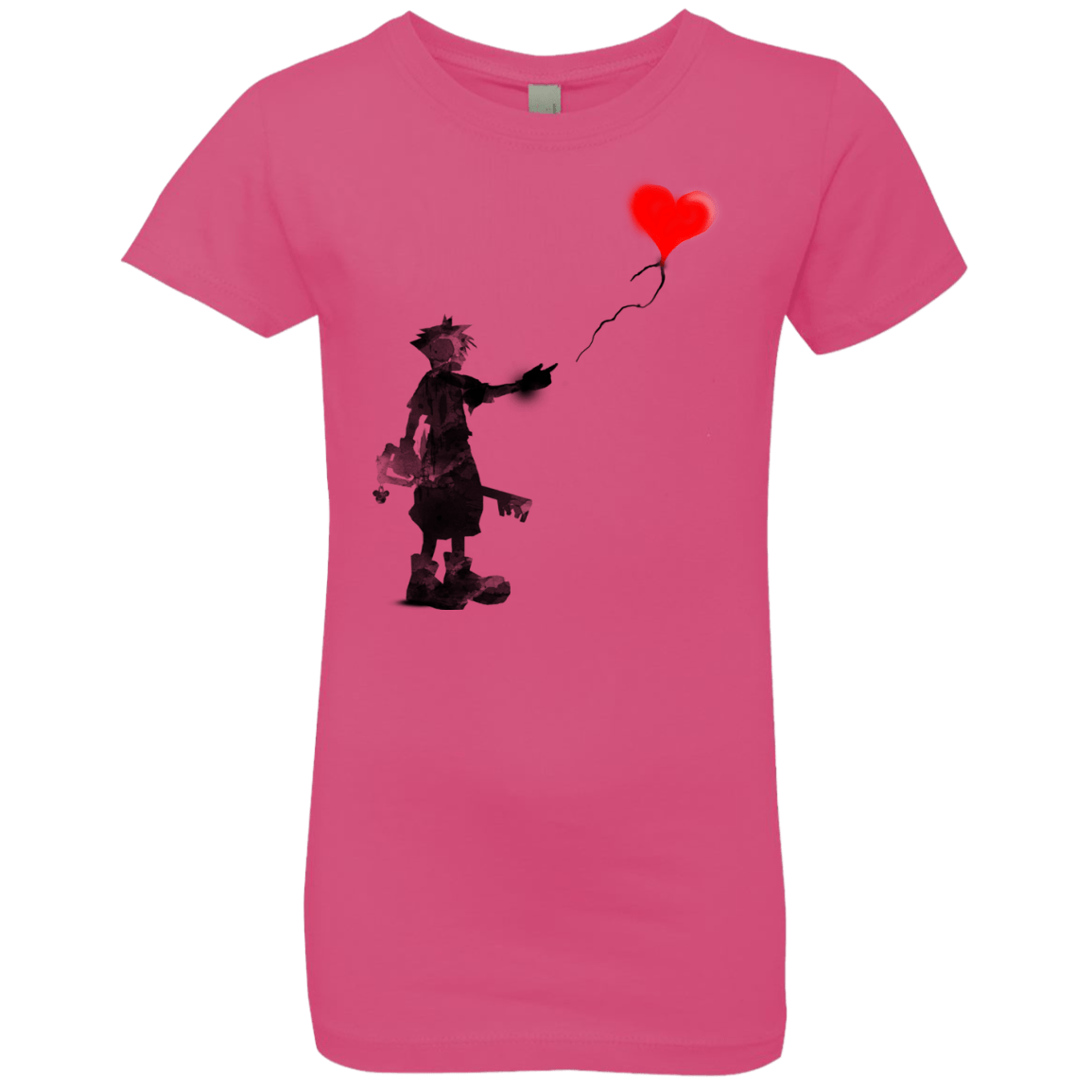 Boy and Balloon Girls Premium T-Shirt