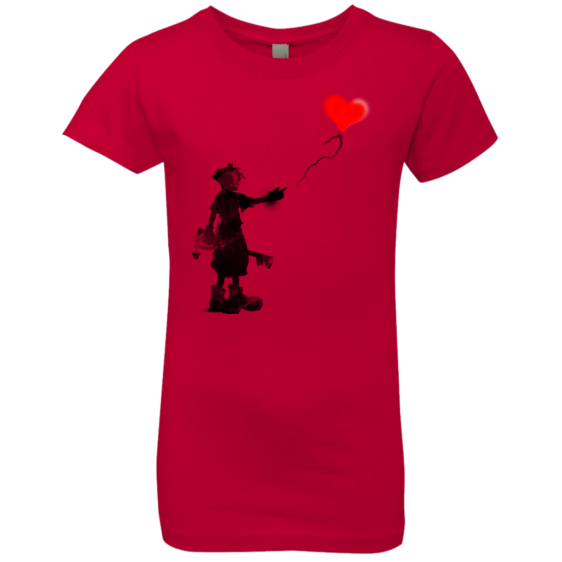 Boy and Balloon Girls Premium T-Shirt
