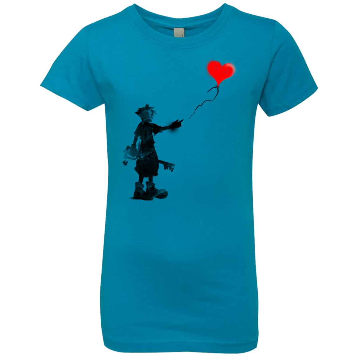 Boy and Balloon Girls Premium T-Shirt