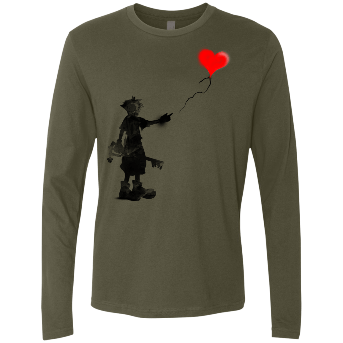 Boy and Balloon Men's Premium Long Sleeve