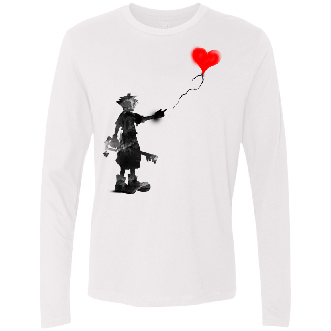 Boy and Balloon Men's Premium Long Sleeve