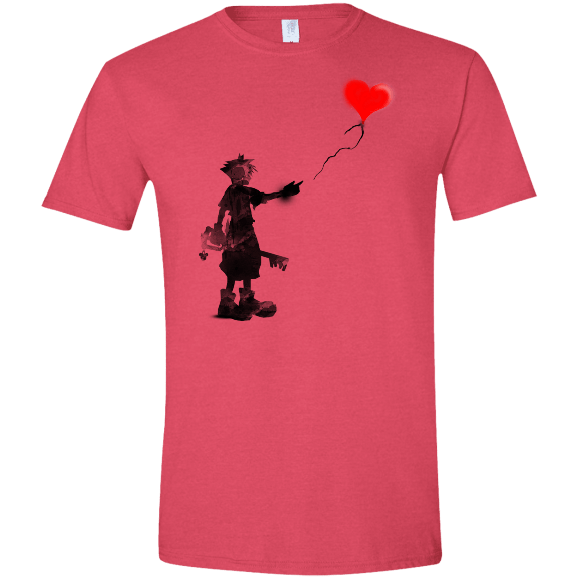 T-Shirts Heather Red / S Boy and Balloon Men's Semi-Fitted Softstyle