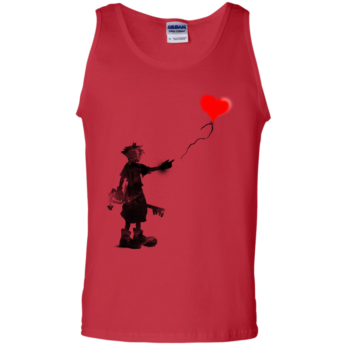 T-Shirts Red / S Boy and Balloon Men's Tank Top