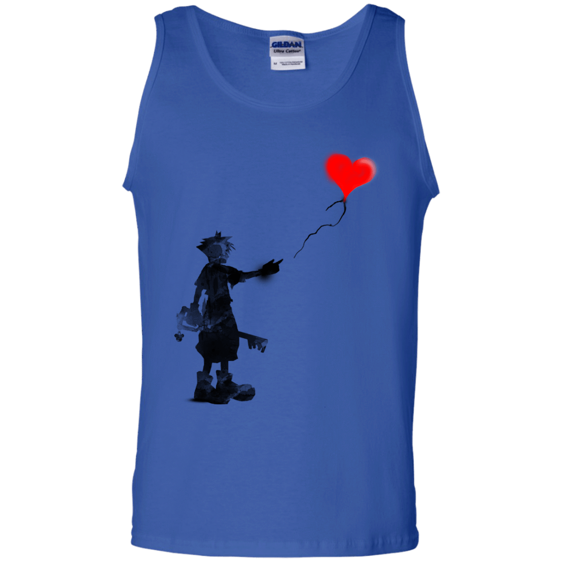 T-Shirts Royal / S Boy and Balloon Men's Tank Top