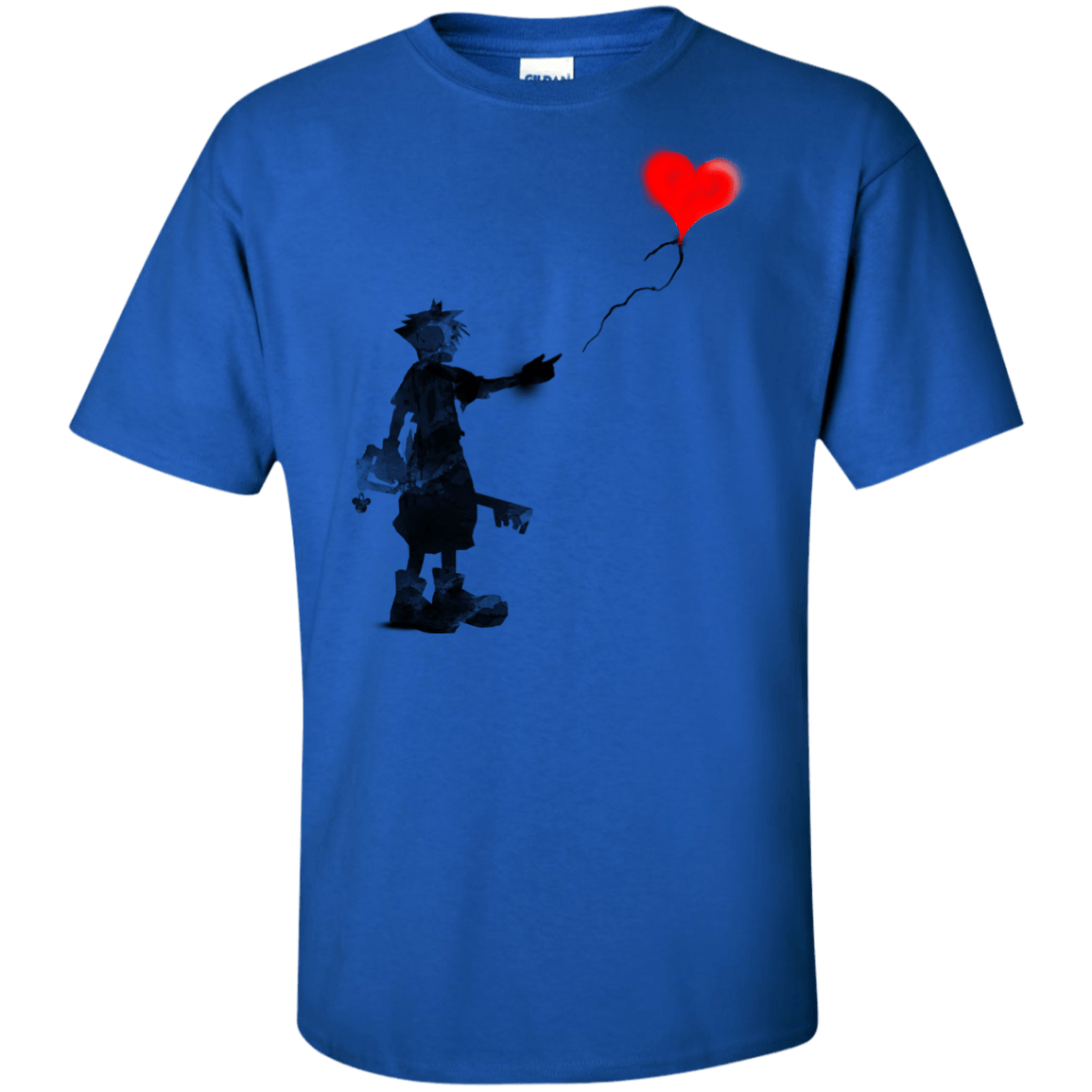 T-Shirts Royal / XLT Boy and Balloon Tall T-Shirt