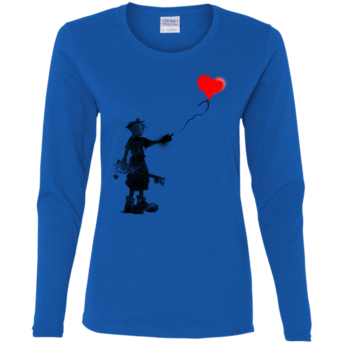 Boy and Balloon Women's Long Sleeve T-Shirt