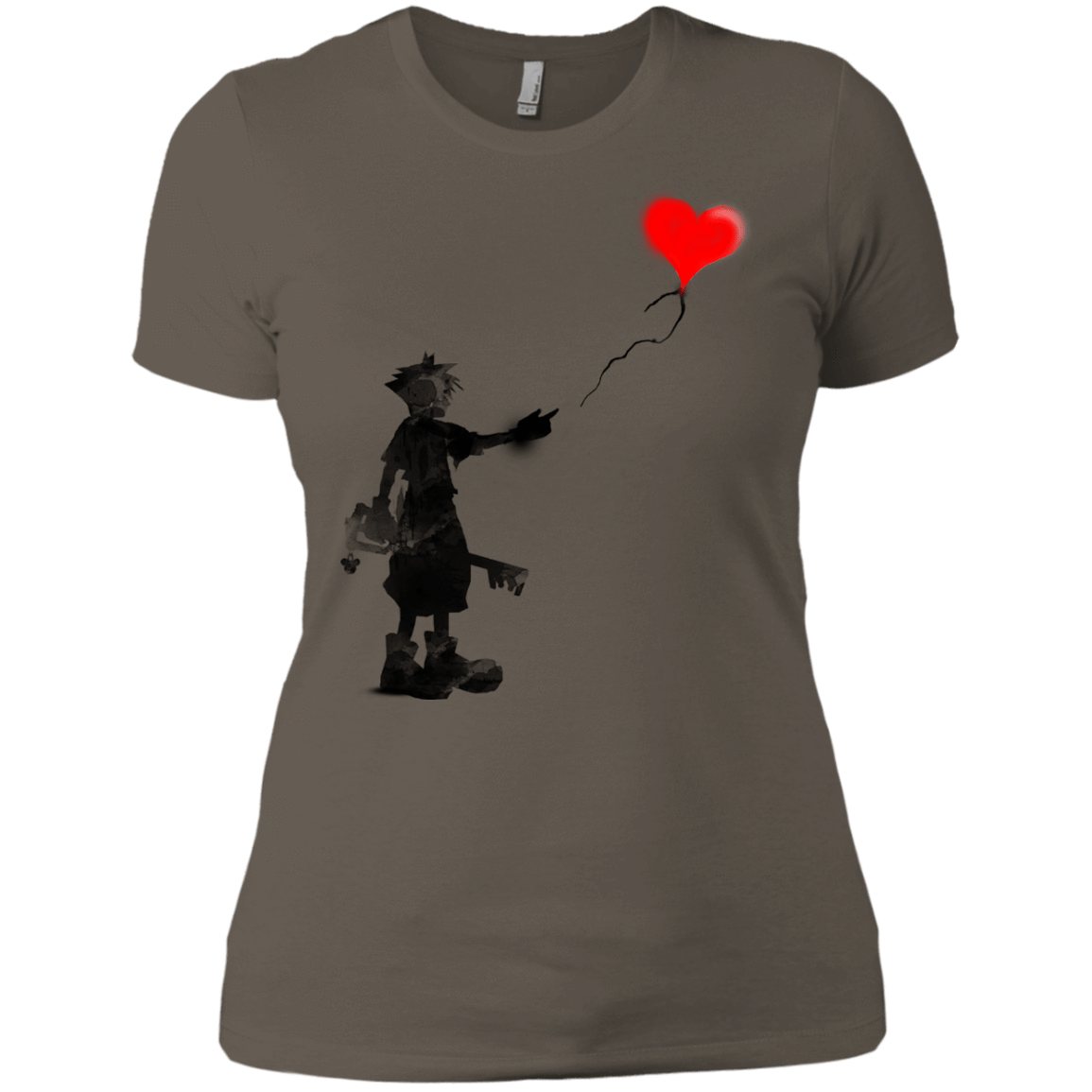 T-Shirts Warm Grey / X-Small Boy and Balloon Women's Premium T-Shirt