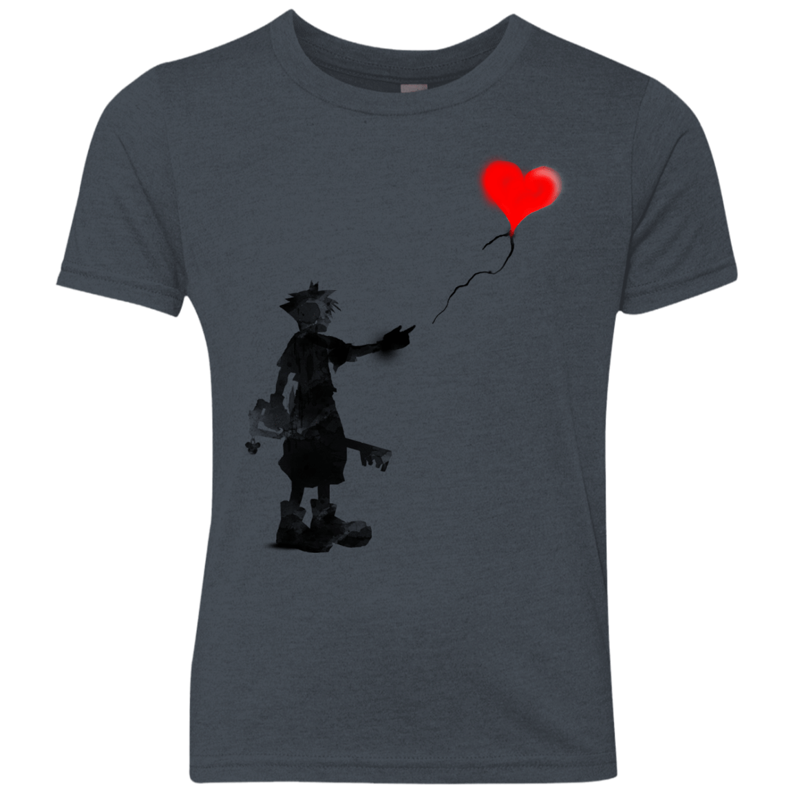 T-Shirts Vintage Navy / YXS Boy and Balloon Youth Triblend T-Shirt