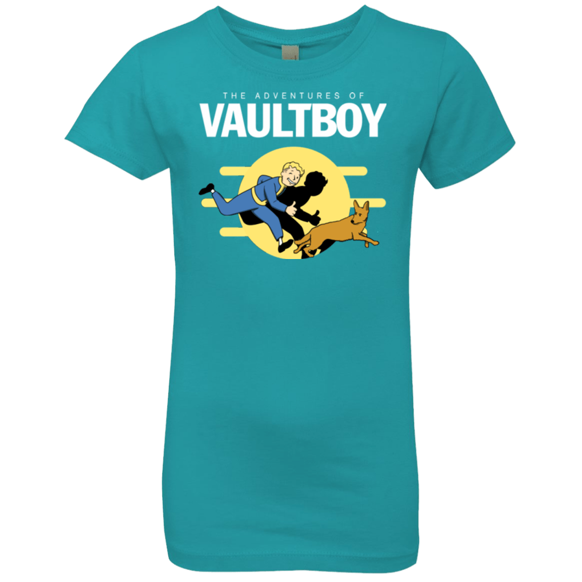 T-Shirts Tahiti Blue / YXS Boy and his dog Girls Premium T-Shirt