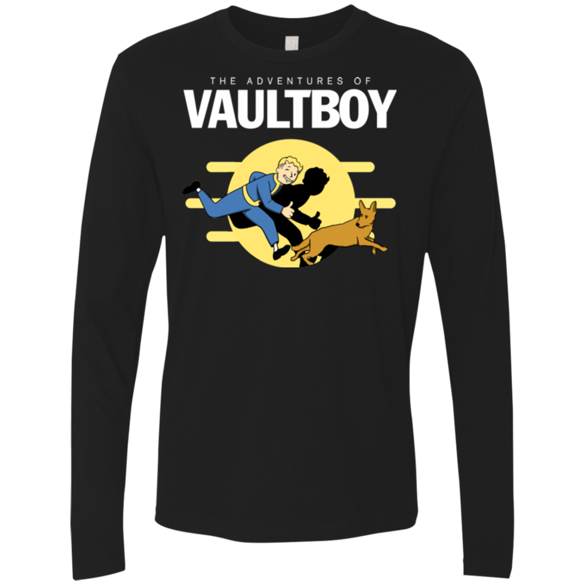 T-Shirts Black / Small Boy and his dog Men's Premium Long Sleeve