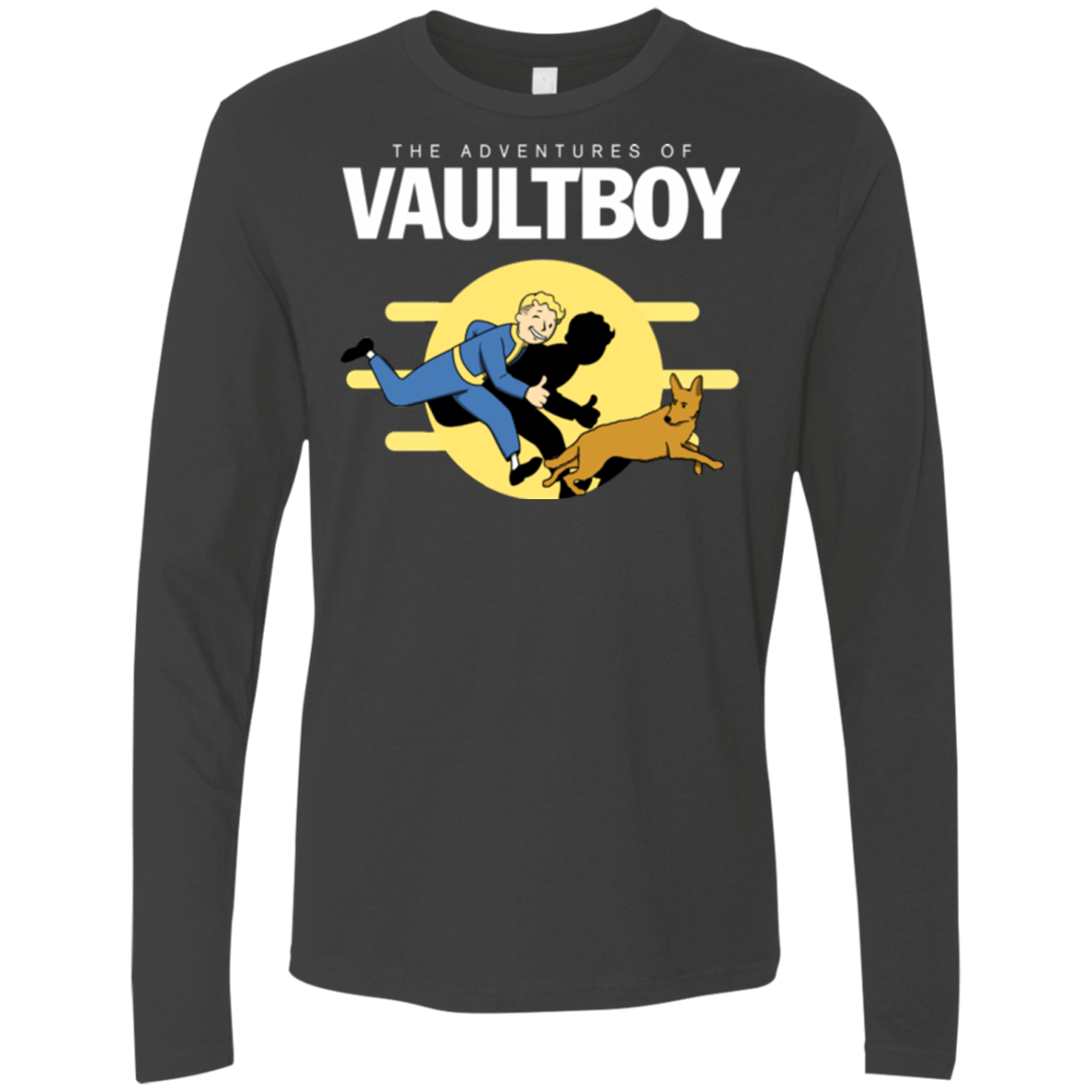 T-Shirts Heavy Metal / Small Boy and his dog Men's Premium Long Sleeve