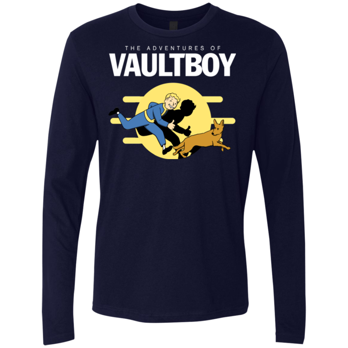T-Shirts Midnight Navy / Small Boy and his dog Men's Premium Long Sleeve