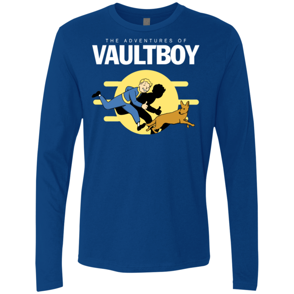 T-Shirts Royal / Small Boy and his dog Men's Premium Long Sleeve