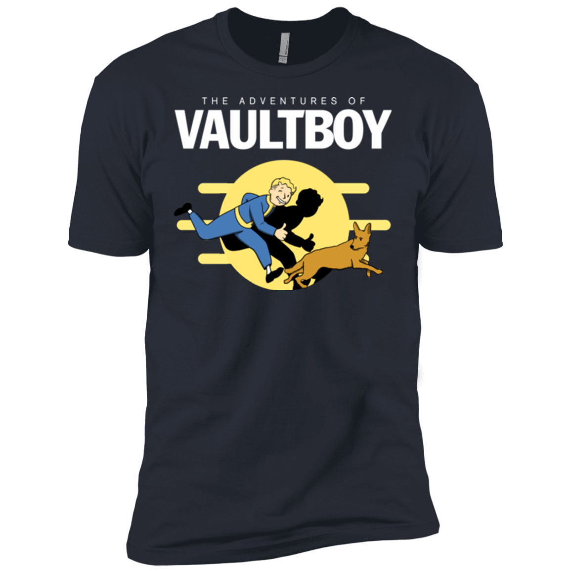 T-Shirts Indigo / X-Small Boy and his dog Men's Premium T-Shirt