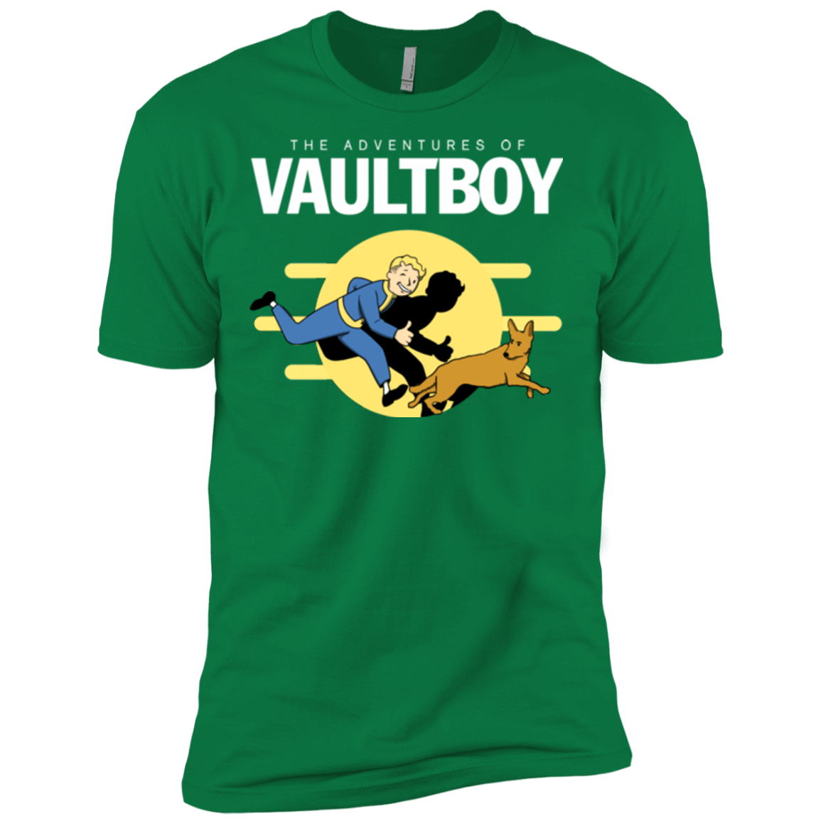 T-Shirts Kelly Green / X-Small Boy and his dog Men's Premium T-Shirt