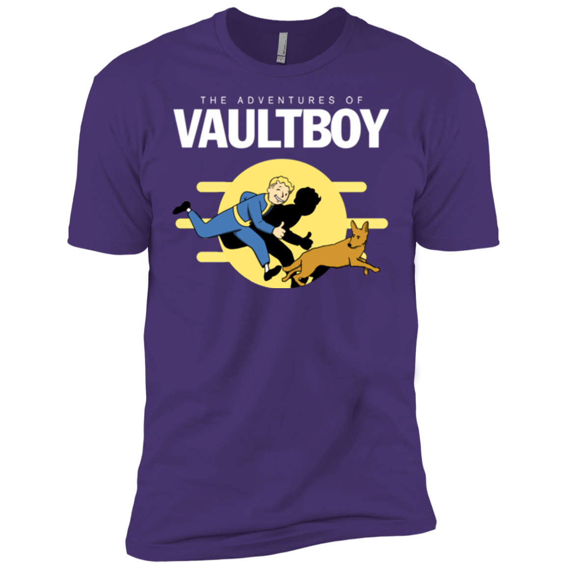 T-Shirts Purple / X-Small Boy and his dog Men's Premium T-Shirt