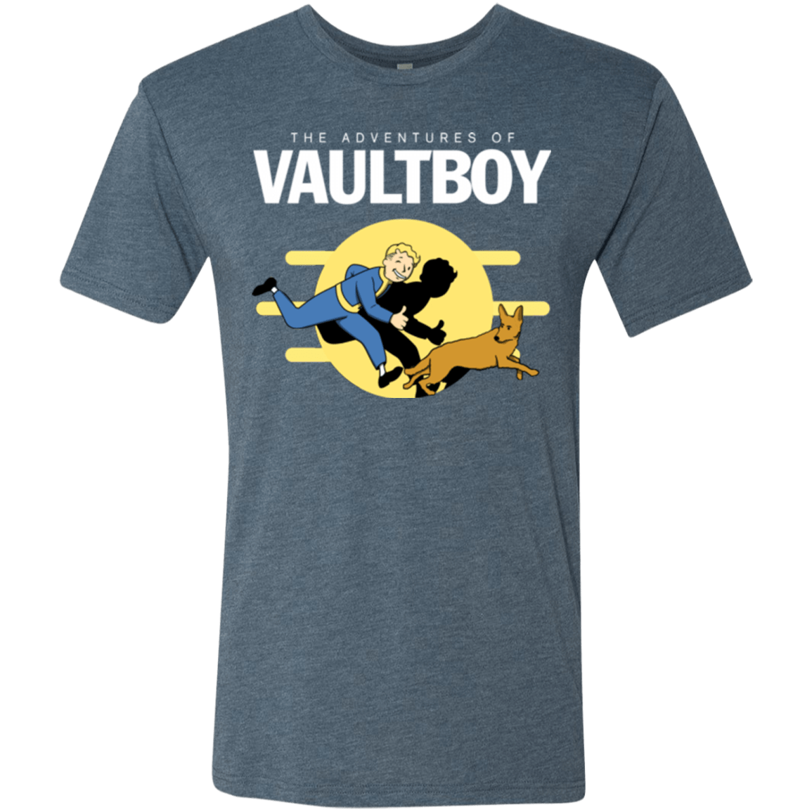 T-Shirts Indigo / Small Boy and his dog Men's Triblend T-Shirt