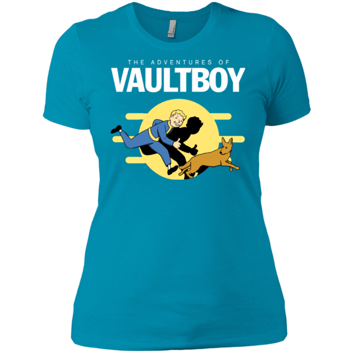 T-Shirts Turquoise / X-Small Boy and his dog Women's Premium T-Shirt