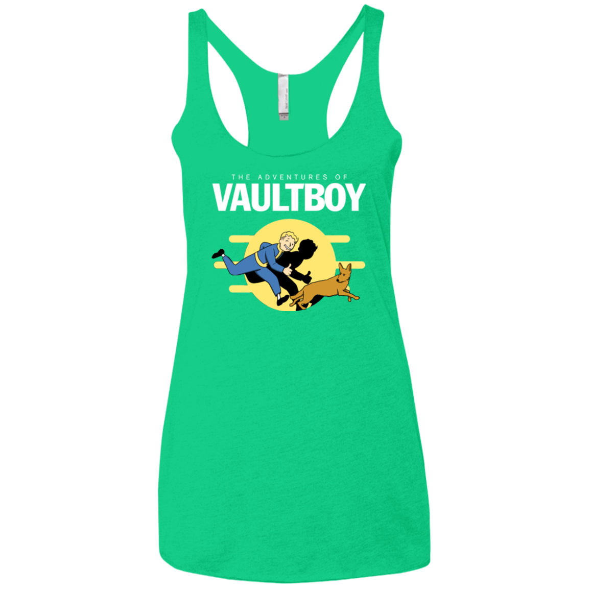 T-Shirts Envy / X-Small Boy and his dog Women's Triblend Racerback Tank