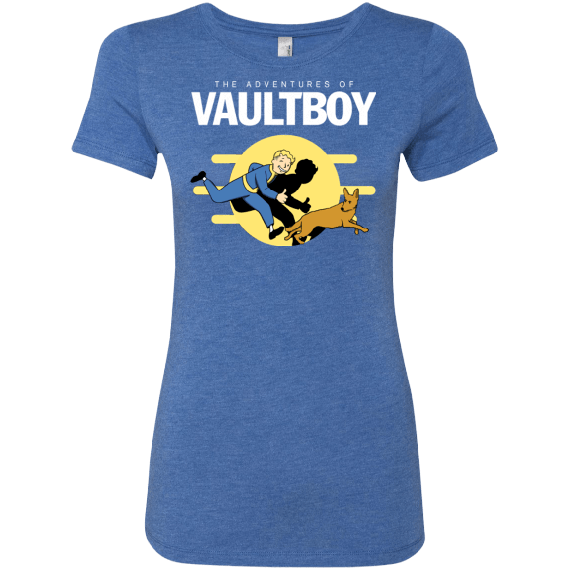 T-Shirts Vintage Royal / Small Boy and his dog Women's Triblend T-Shirt