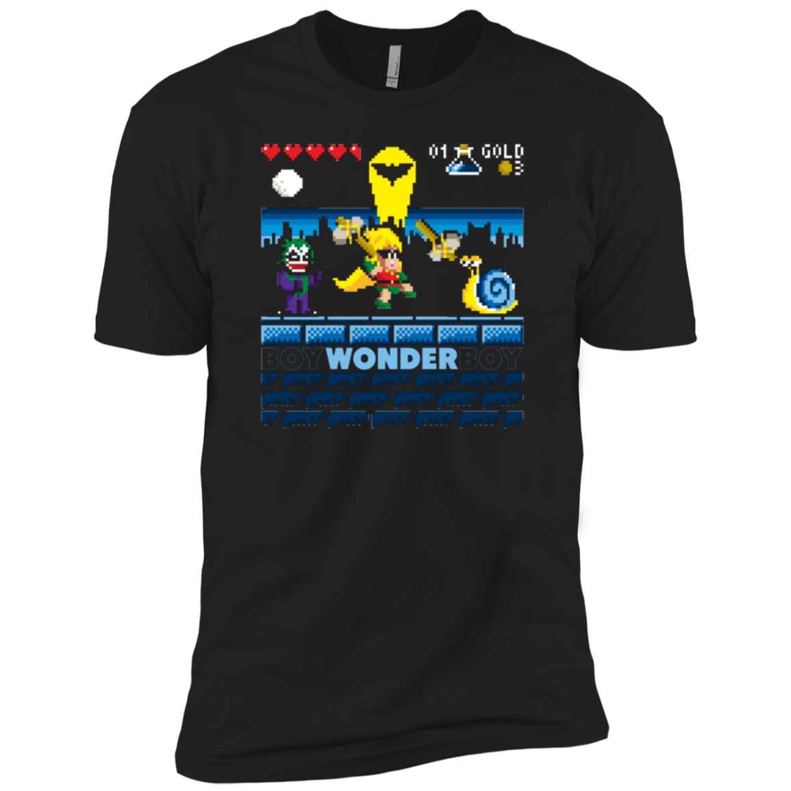 T-Shirts Black / X-Small Boy Wonder Boy Men's Premium T-Shirt